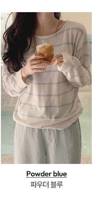 Striped knit - 3 colors