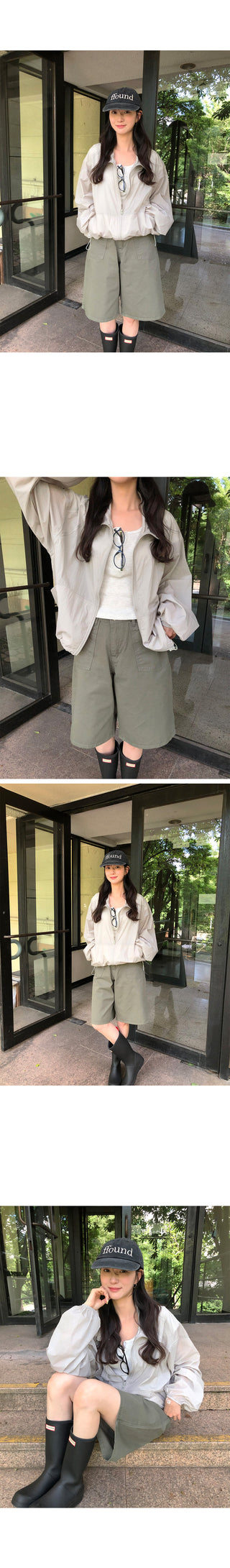 [2 colors] Bermuda Cotton Pants