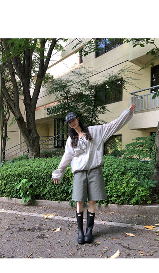 [2 colors] Bermuda Cotton Pants