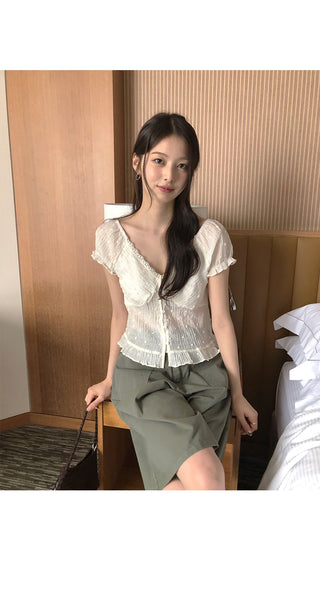 [2 colors] Bermuda Cotton Pants