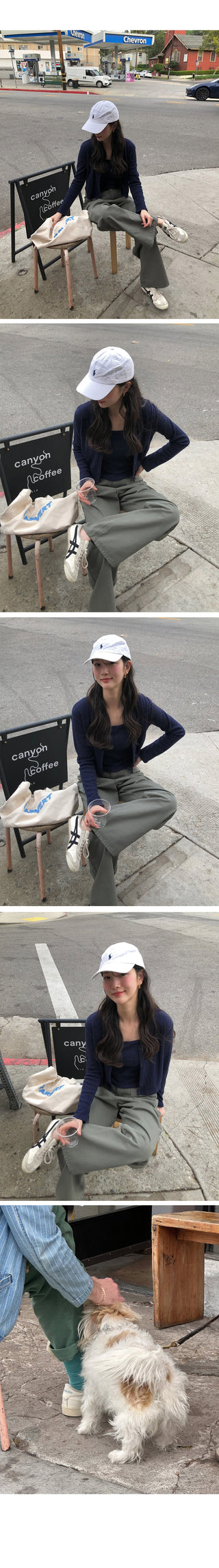 Wide cotton pants