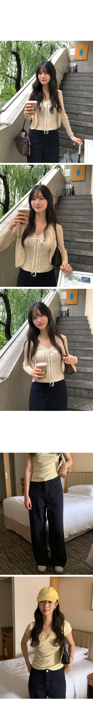 Wide cotton pants