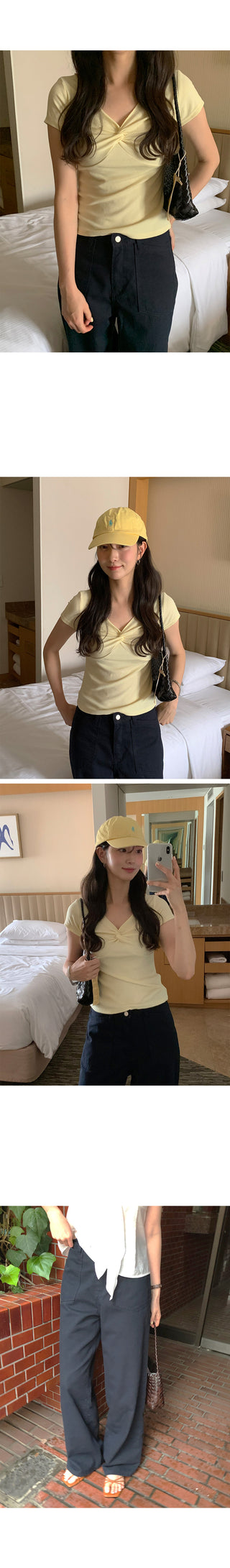 Wide cotton pants