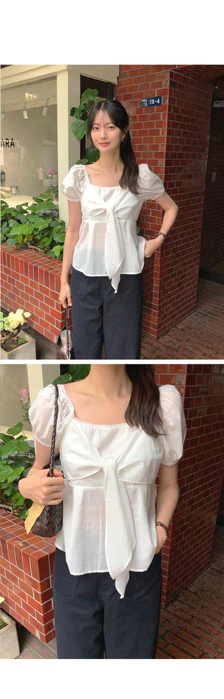 Wide cotton pants