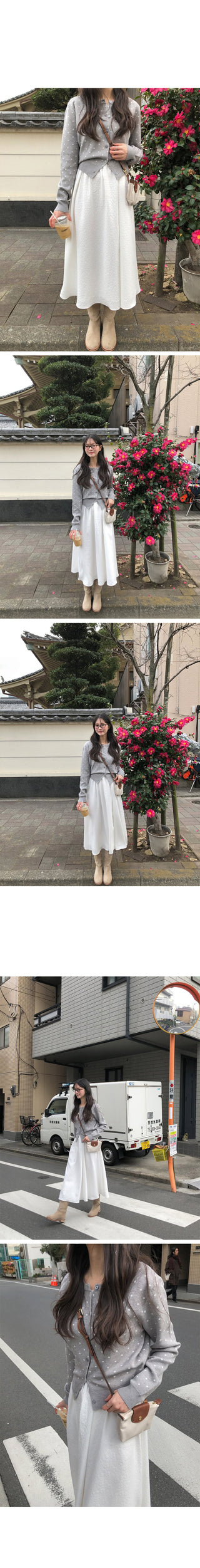 (2 colors) Layered Camisole Dress