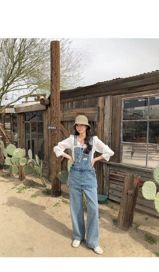 Layered overalls