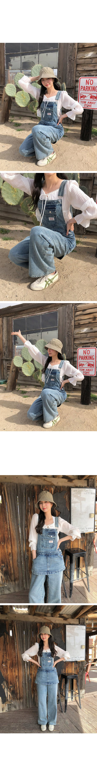 Layered overalls