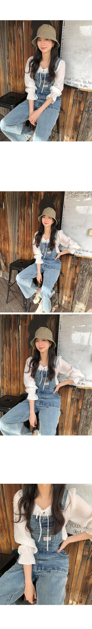 Layered overalls
