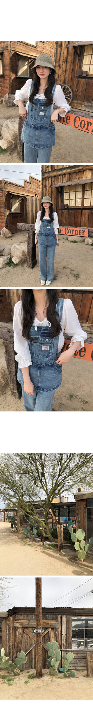 Layered overalls