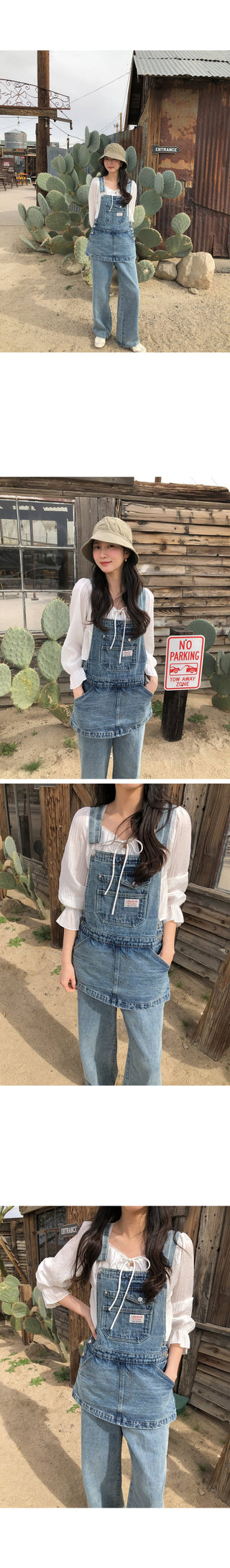 Layered overalls