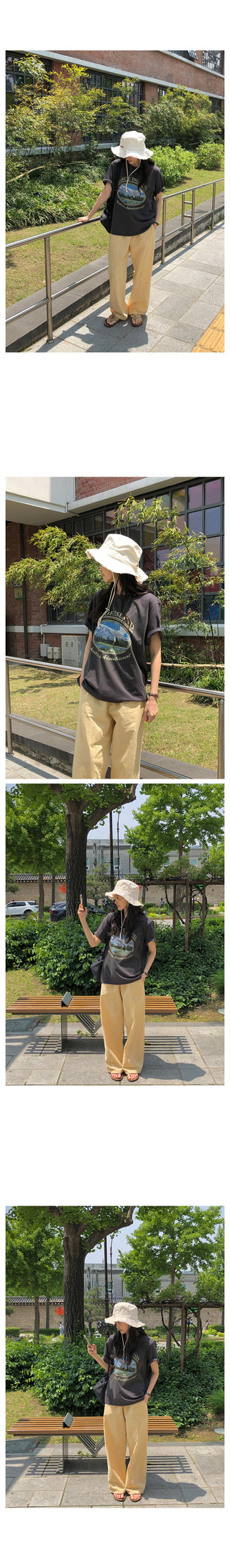 Casual short-sleeved T-shirt