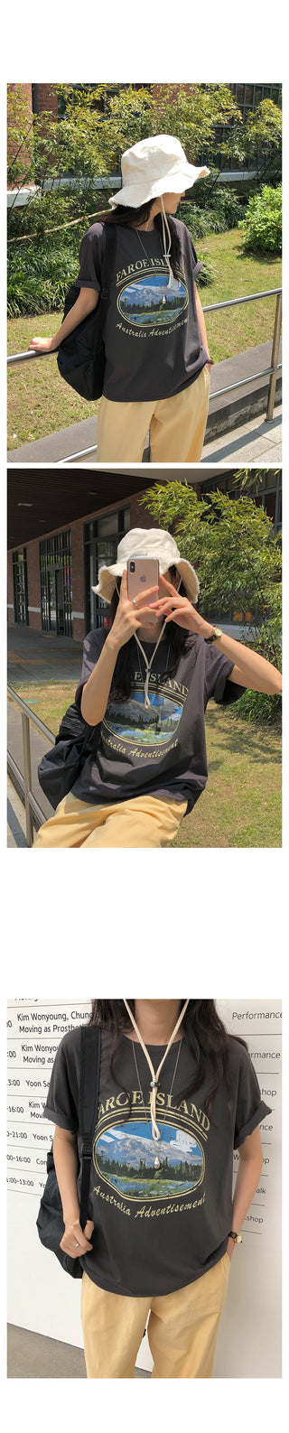 Casual short-sleeved T-shirt