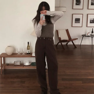 Fleece-lined turtleneck top (11 colors)