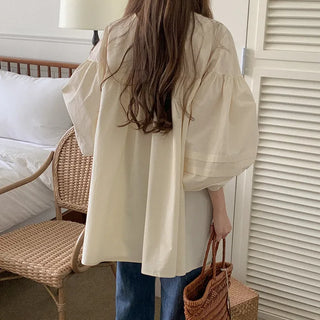 Cotton Ribbon Blouse