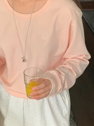 Round Loose Fit Sweatshirt (4c)
