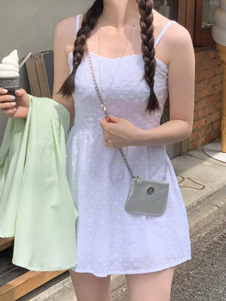 [Lined] Bustier Sleeveless Mini Dress