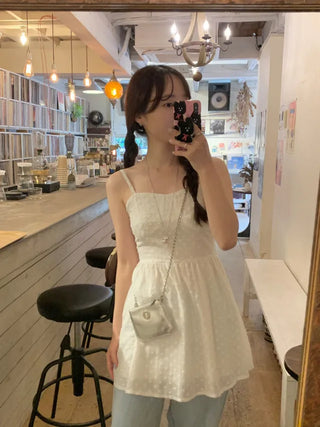 [Lined] Bustier Sleeveless Mini Dress