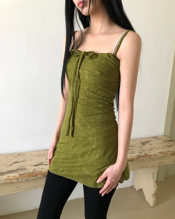 Bustier mini dress
