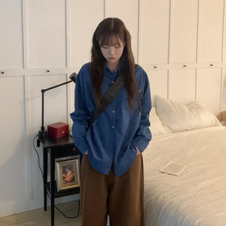 Peach cotton shirt