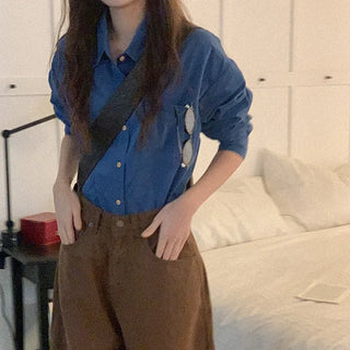 Peach cotton shirt