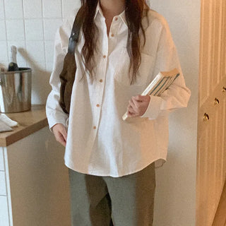 Peach cotton shirt