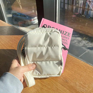 Smooth Quilted Square Mini Bag