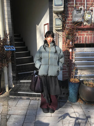 (3 colors) Wool Asymmetrical Skirt