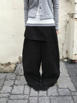 (2 colors) Pleated Skirt