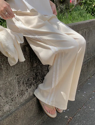 Wide Track Rib Pants