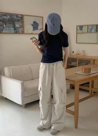 Parachute nylon cargo pants