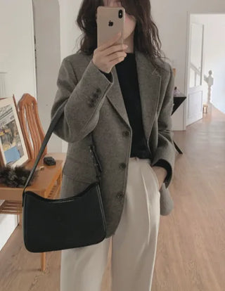 Shetland wool jacket