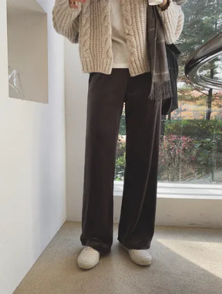 Velour sweatpants