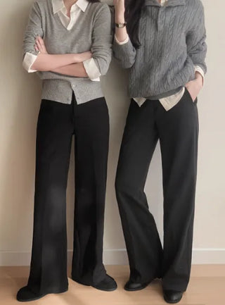 Basic fleece-lined slacks