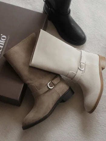 #LENTO. Belted Vintage Boots