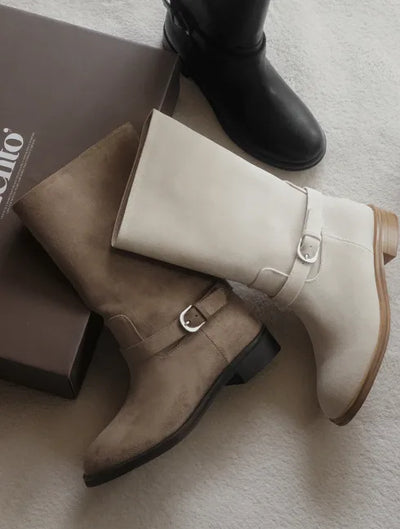 #LENTO. Belted Vintage Boots