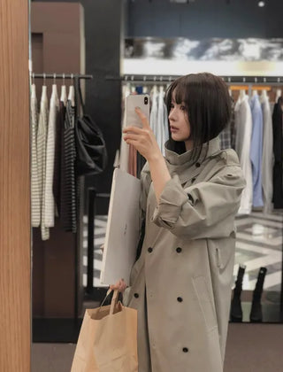 Premium Double Trench Coat
