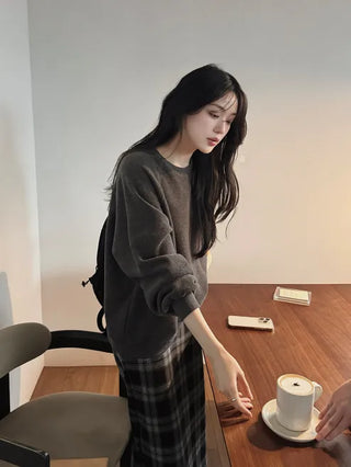 Cotton oversized sweatshirt