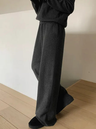 [Matching Set Available] Viscose Color Knit & Pants