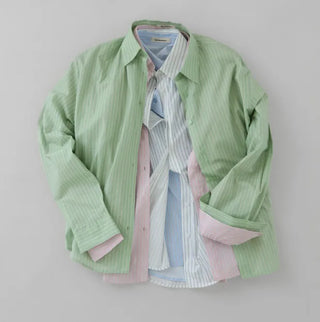 Multi-tone striped shirt