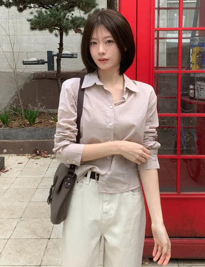 Slim-fit striped shirt