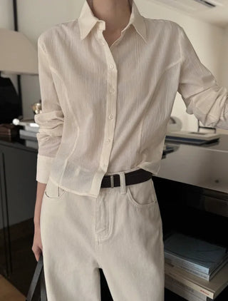Slim-fit striped shirt