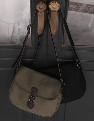 Canvas leather bag