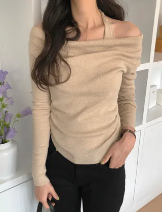Halter neck knit