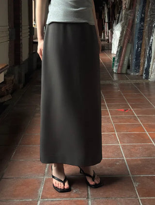 Straight-fit skirt