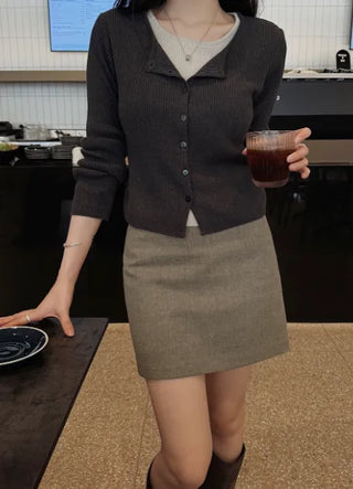 Basic mini skirt