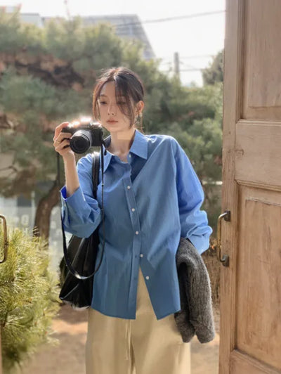 Natural cotton shirt