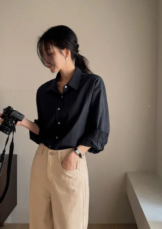 Natural cotton shirt