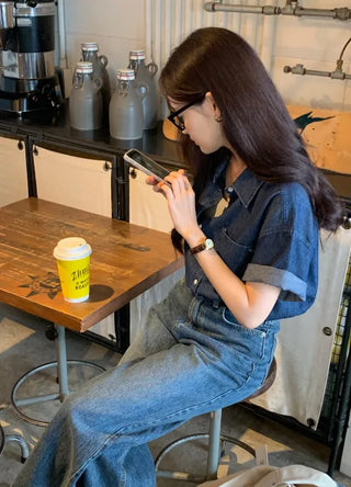Summer denim shirt (2 colors)