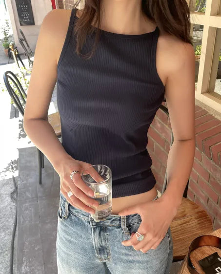 Chewy stretchy spandex boat neck ribbed strap