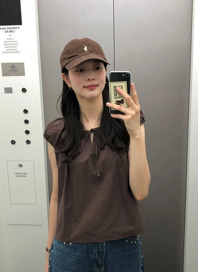 French sleeve blouse